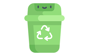 recycling icon - card