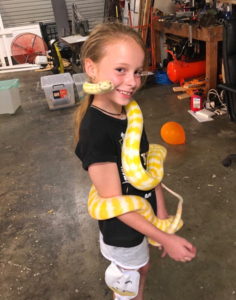 Rose with snake