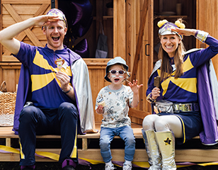Captain Starlight's visits always brighten Marley's day