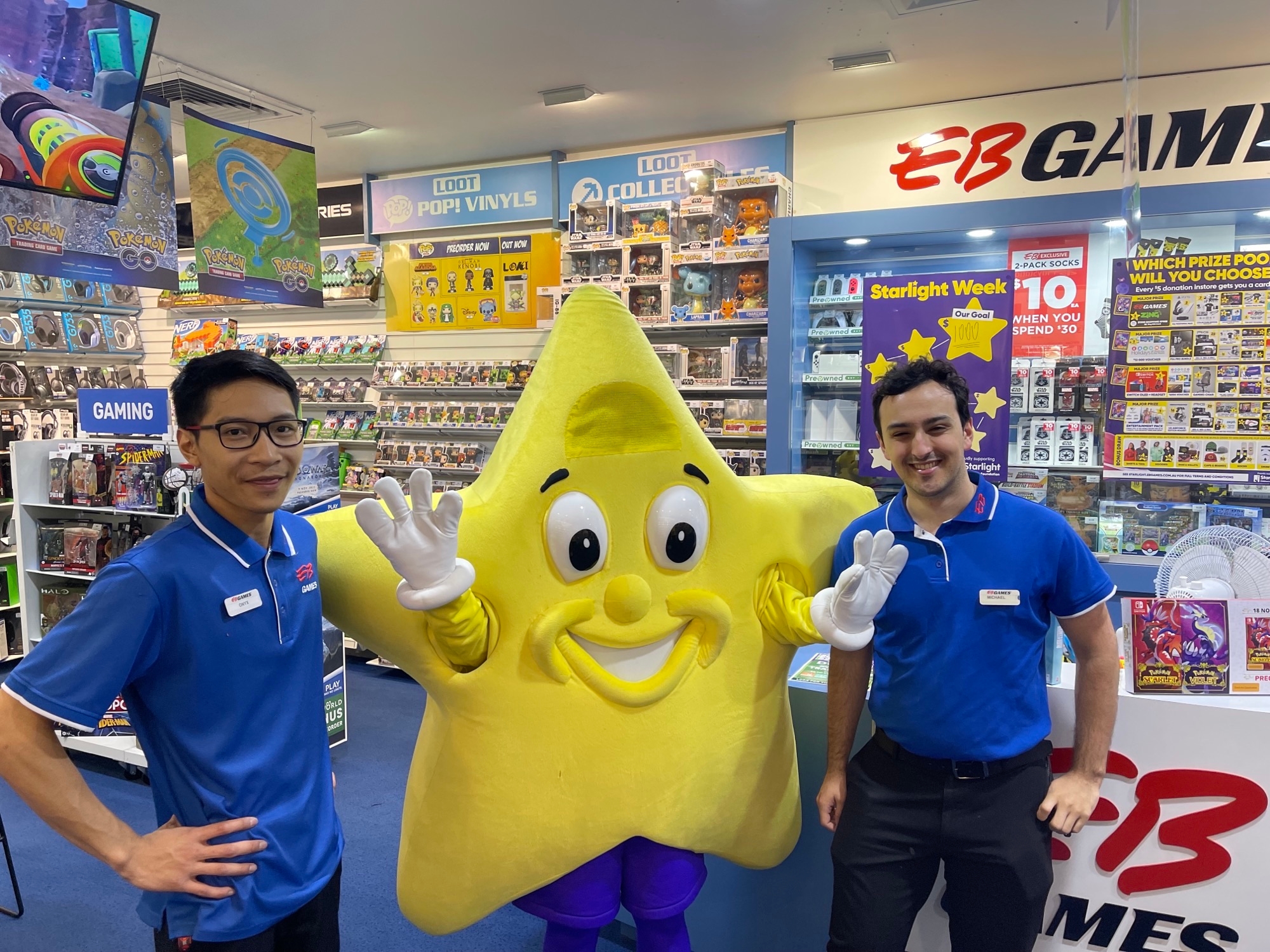 EB Games corporate fundraising