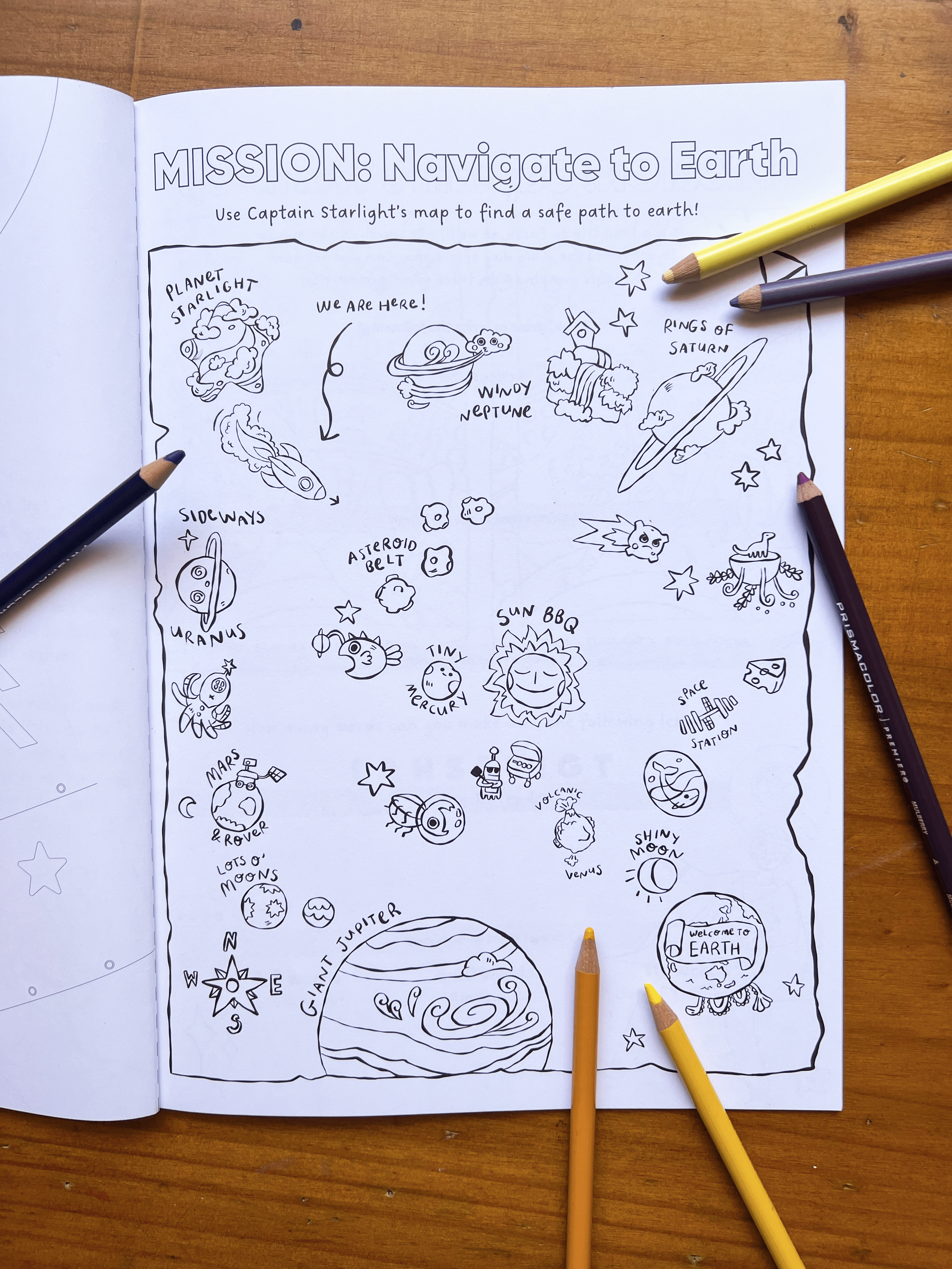 Volunteer Annie - Captain Starlight's Mission Log maze