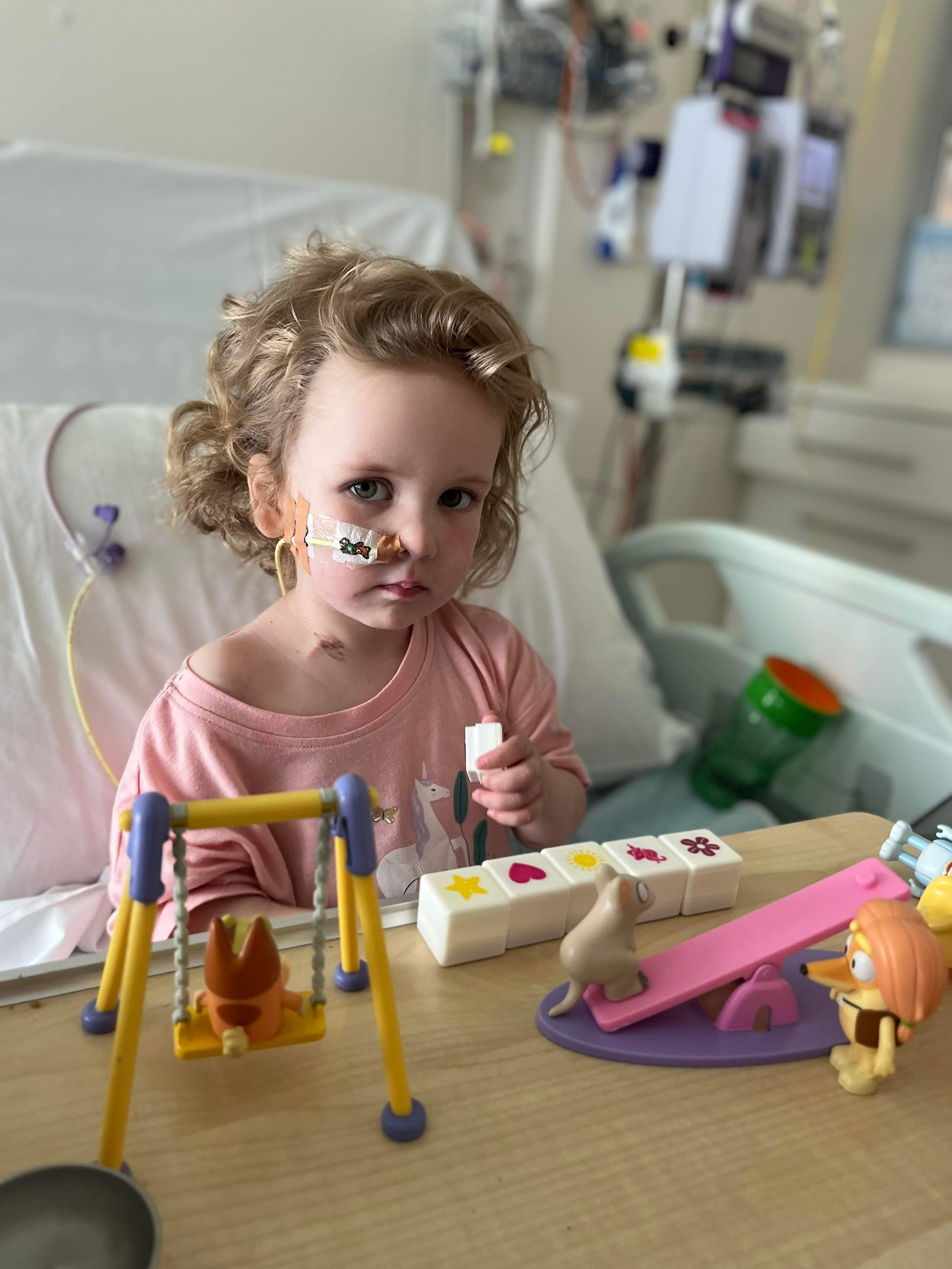 Lexi in hospital