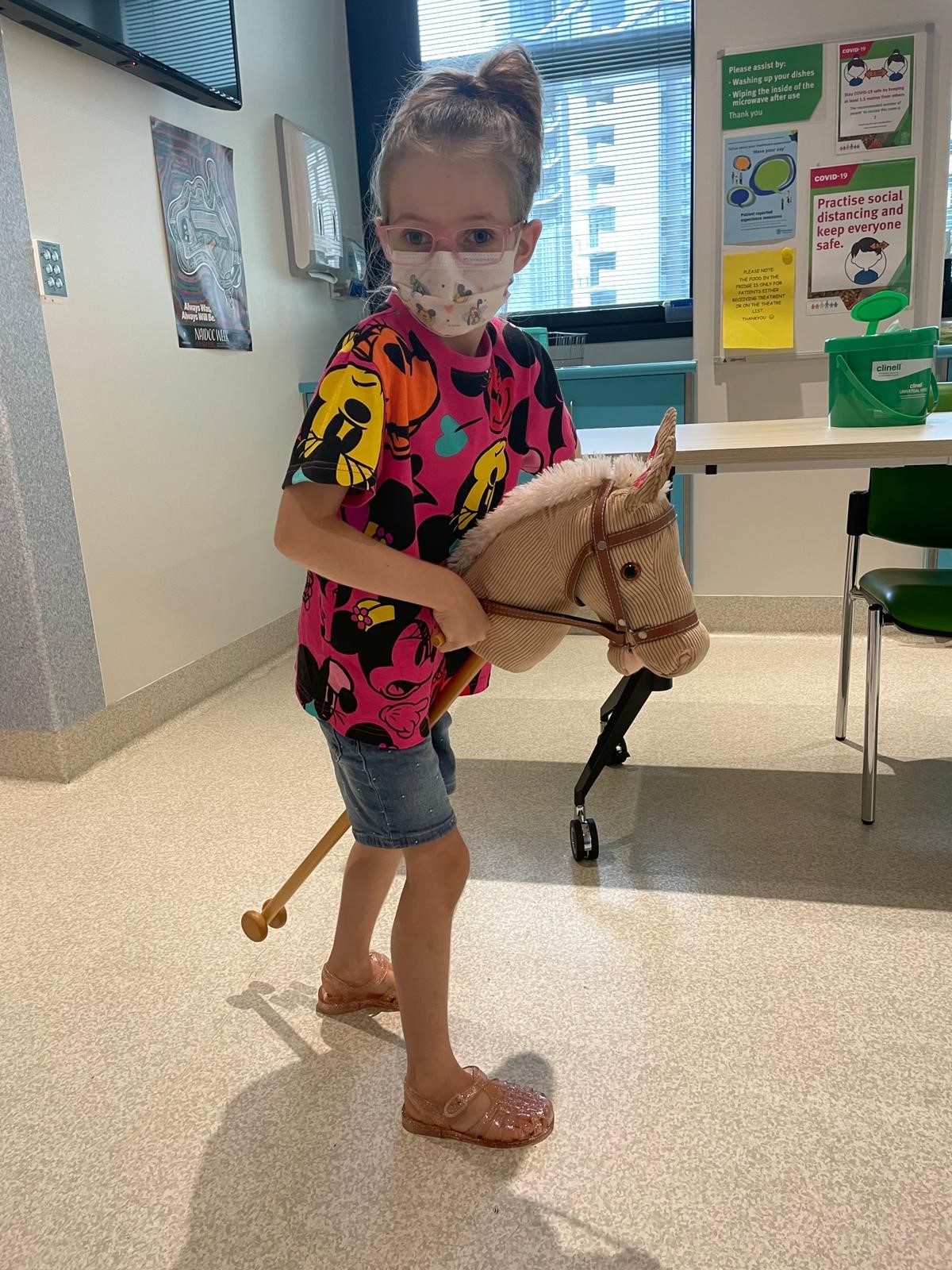 Molly's story - Molly in hospital