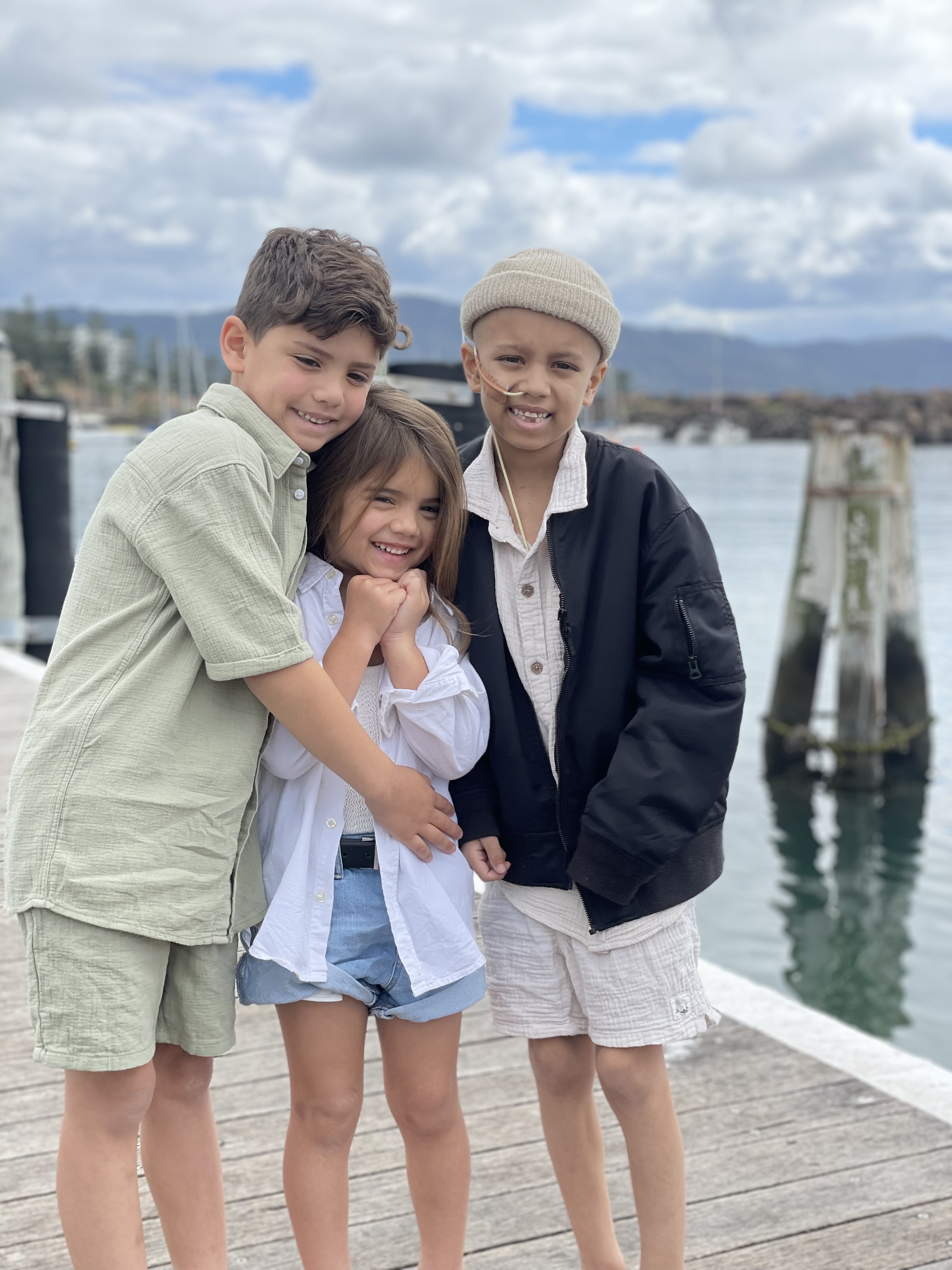 Zai with siblings