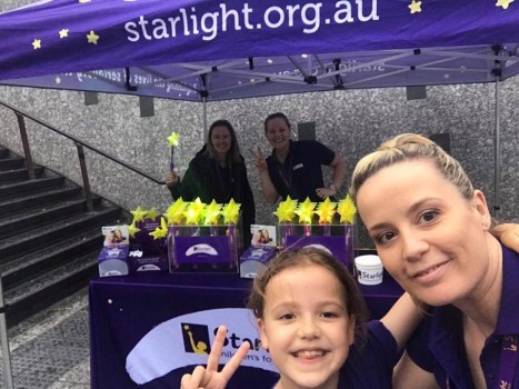 Mandy Fish Starlight Fundraising Hub 2018 with daughter Charli