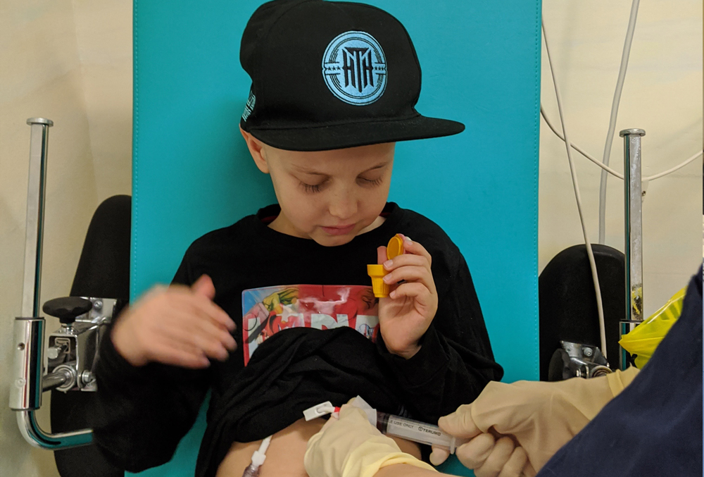 Rohan during treatment