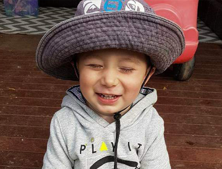 William with hat on