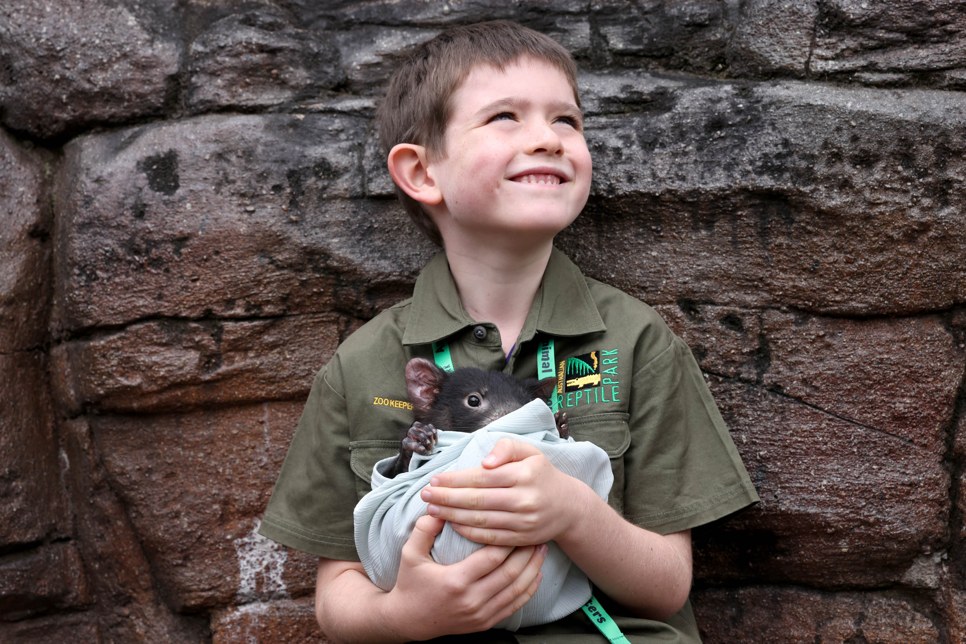Mack holding animal