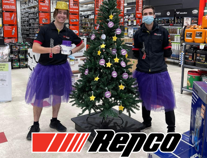 Repco Christmas banner