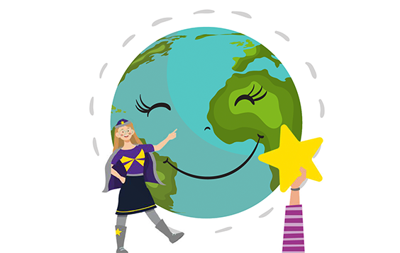 Fun with Captain Starlight - Earth & Nature - card
