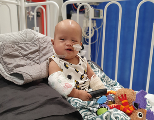 Mason tubes in hospital bed 308 x 240