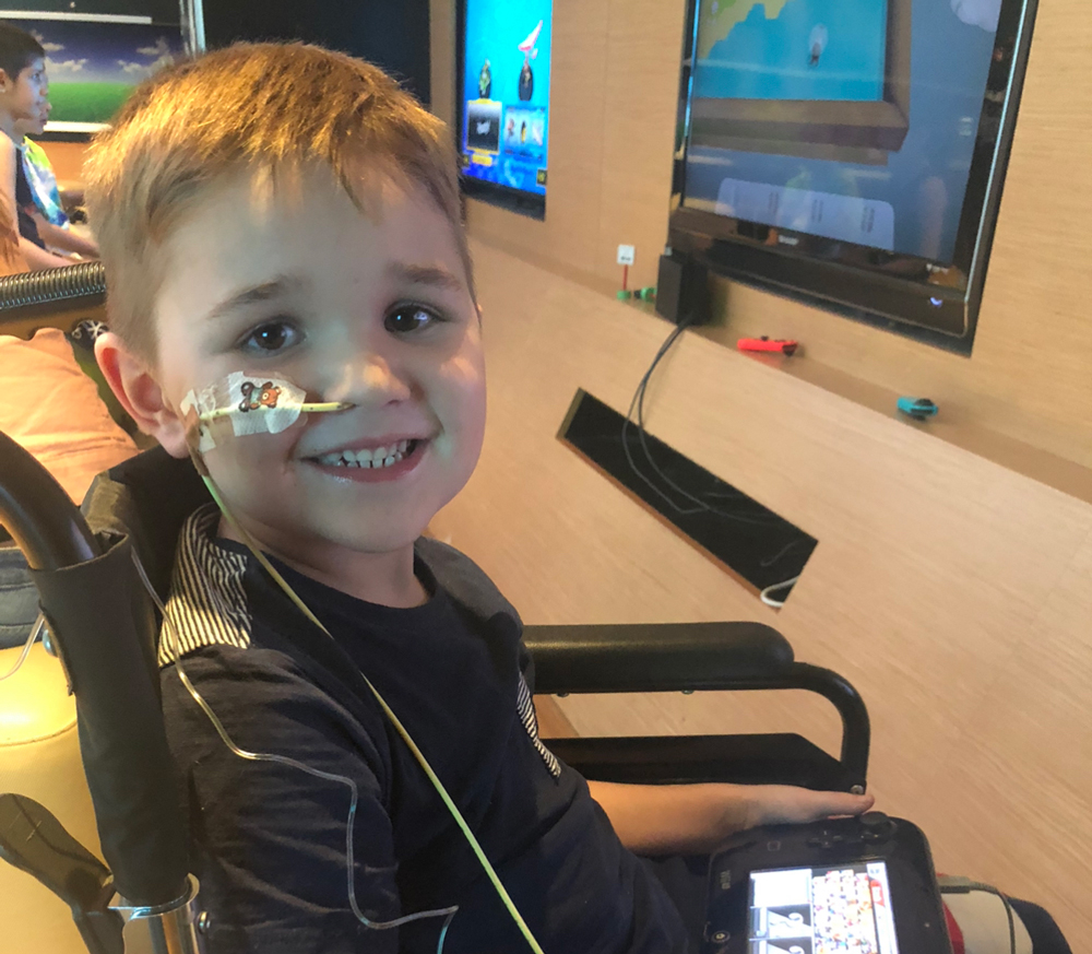 Chayse in Starlight Express Room