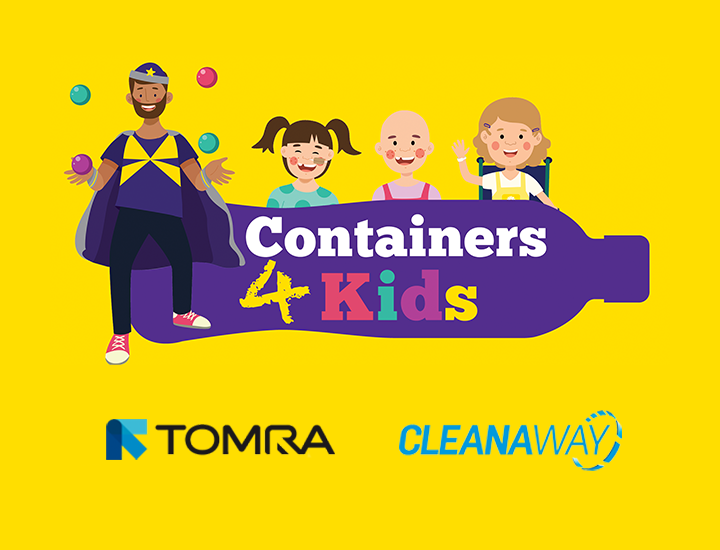 TOMRA Container for Kids header banner