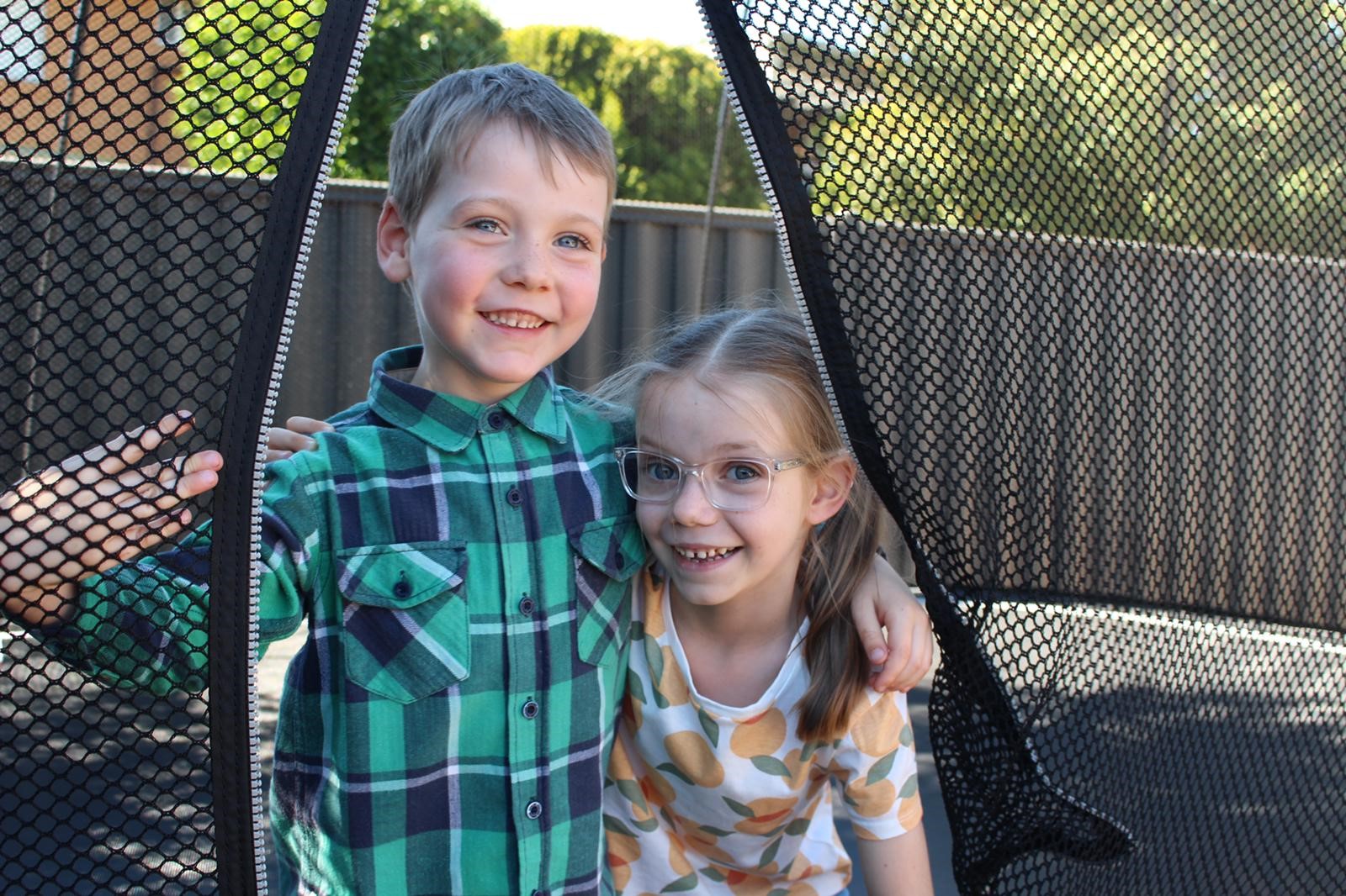 Molly and brother close up Starlight Wish