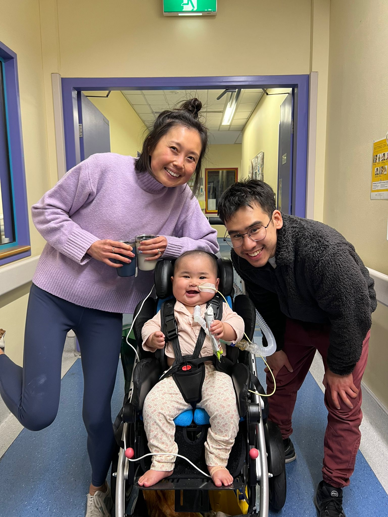 Fio and parents