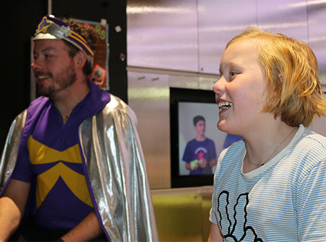 Will playing video games with Captain Starlight in the Starlight Express Room