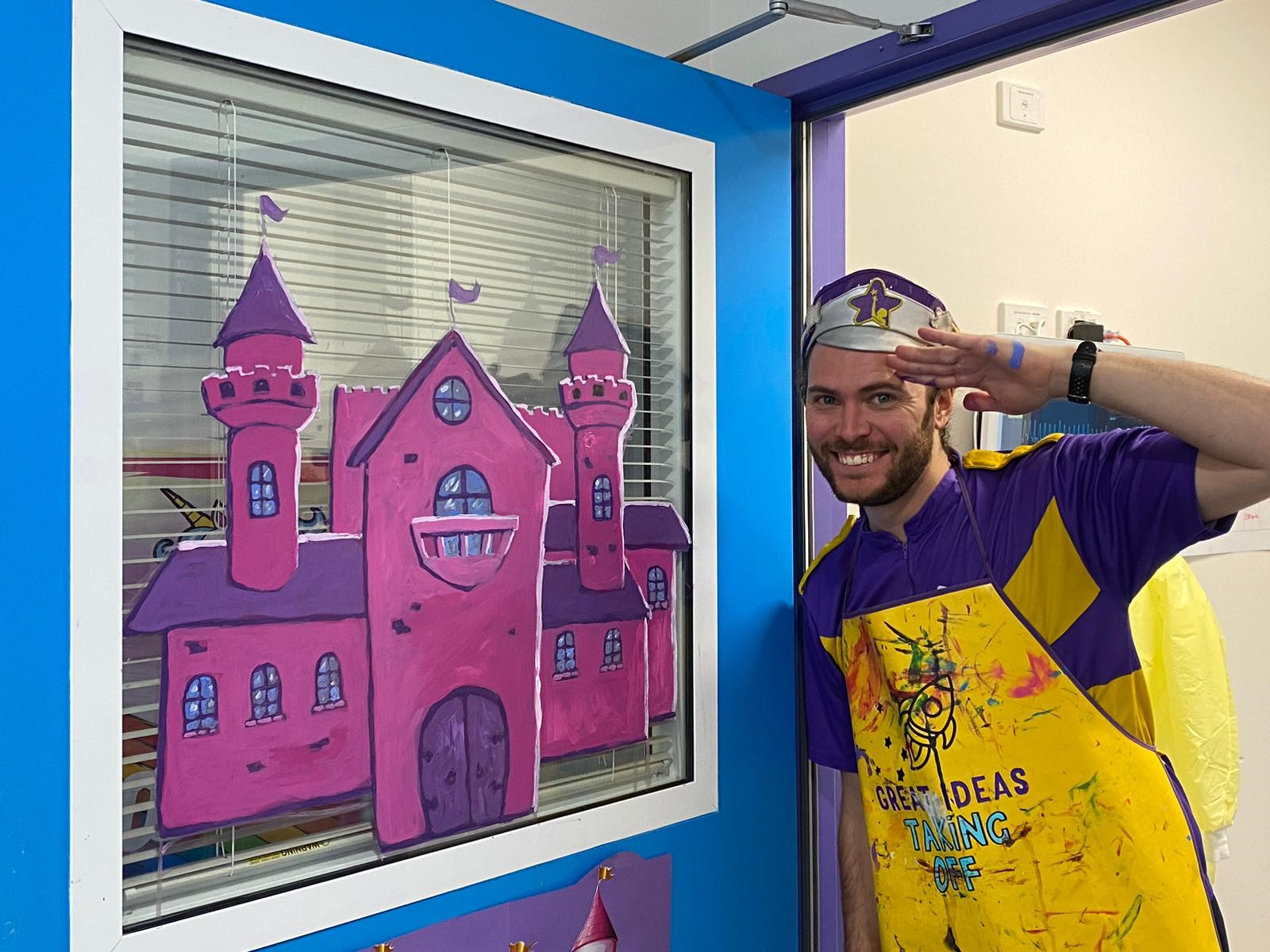 Captain Starlight's castle artwork for Ariana