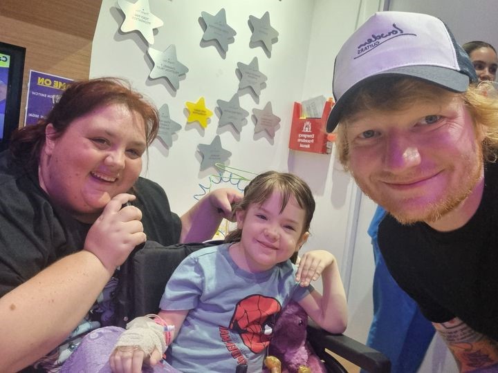 Amara and Ed Sheeran
