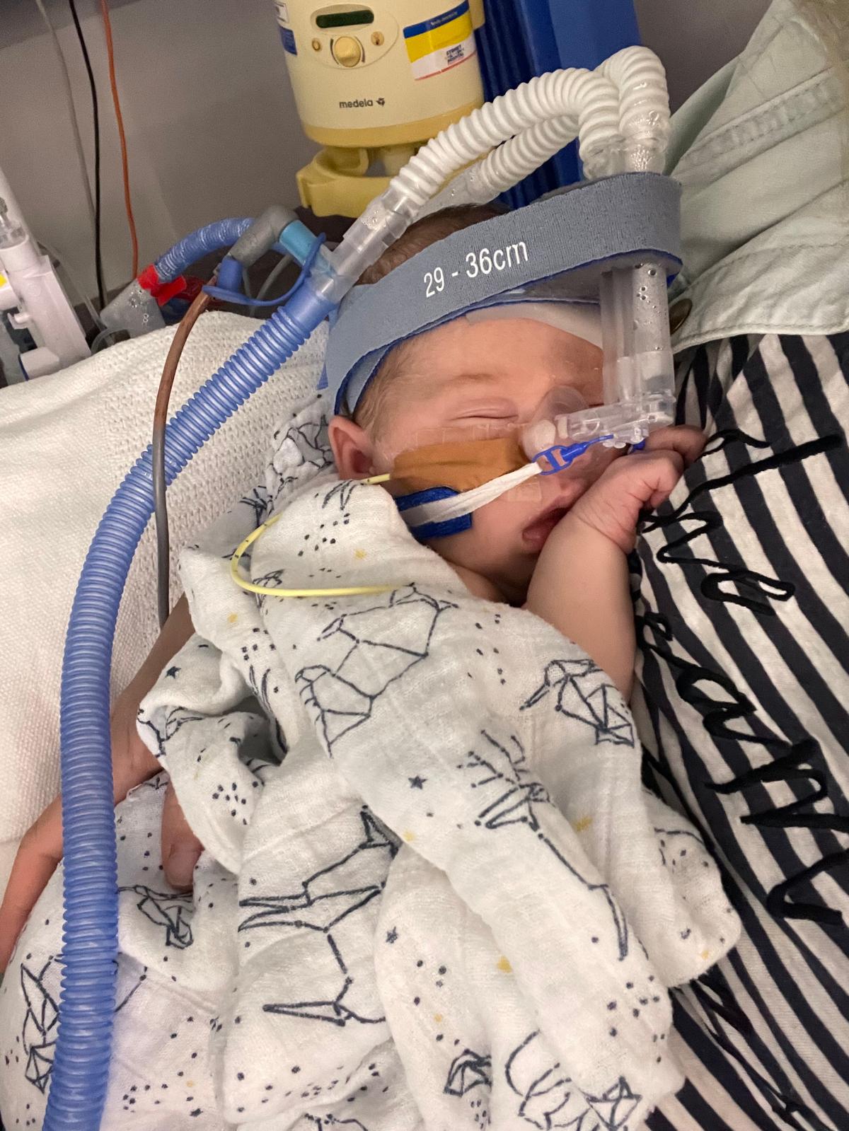 Claudette in hospital for treatment