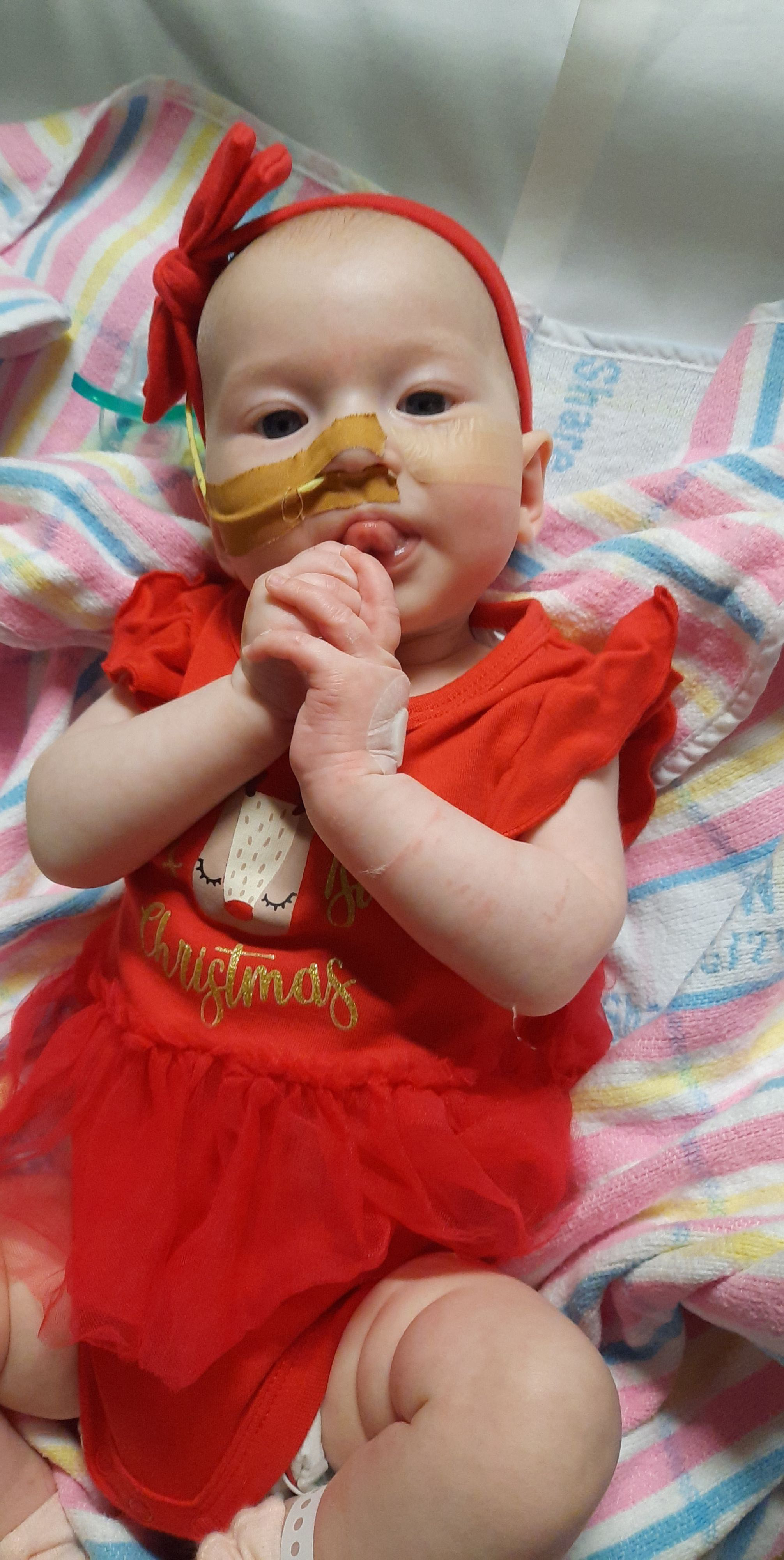 Gabriella in hospital #2