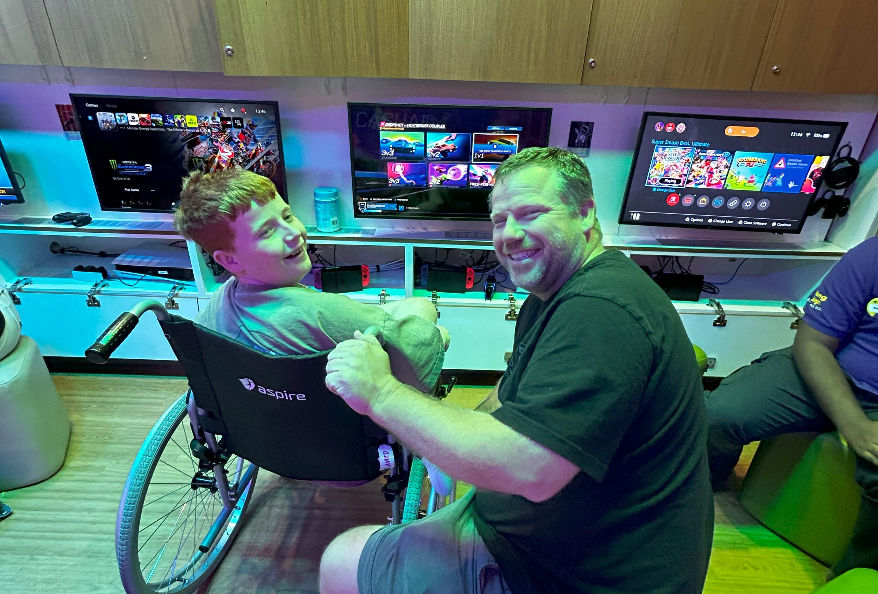 Spencer with Dad