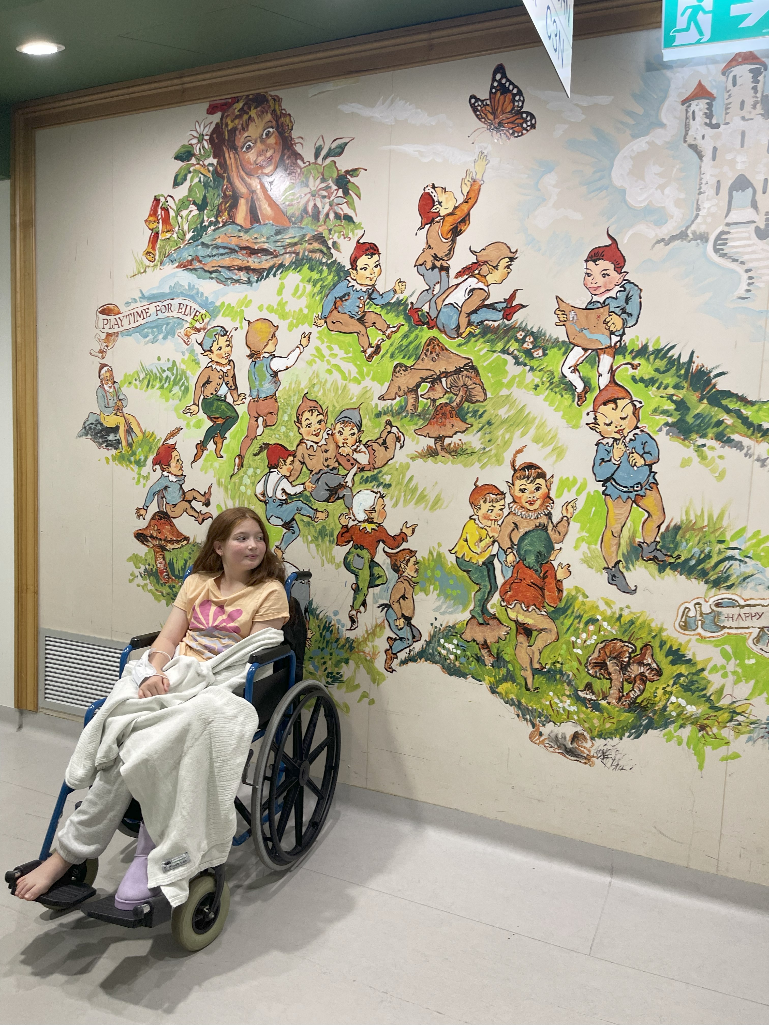 Elena with mural