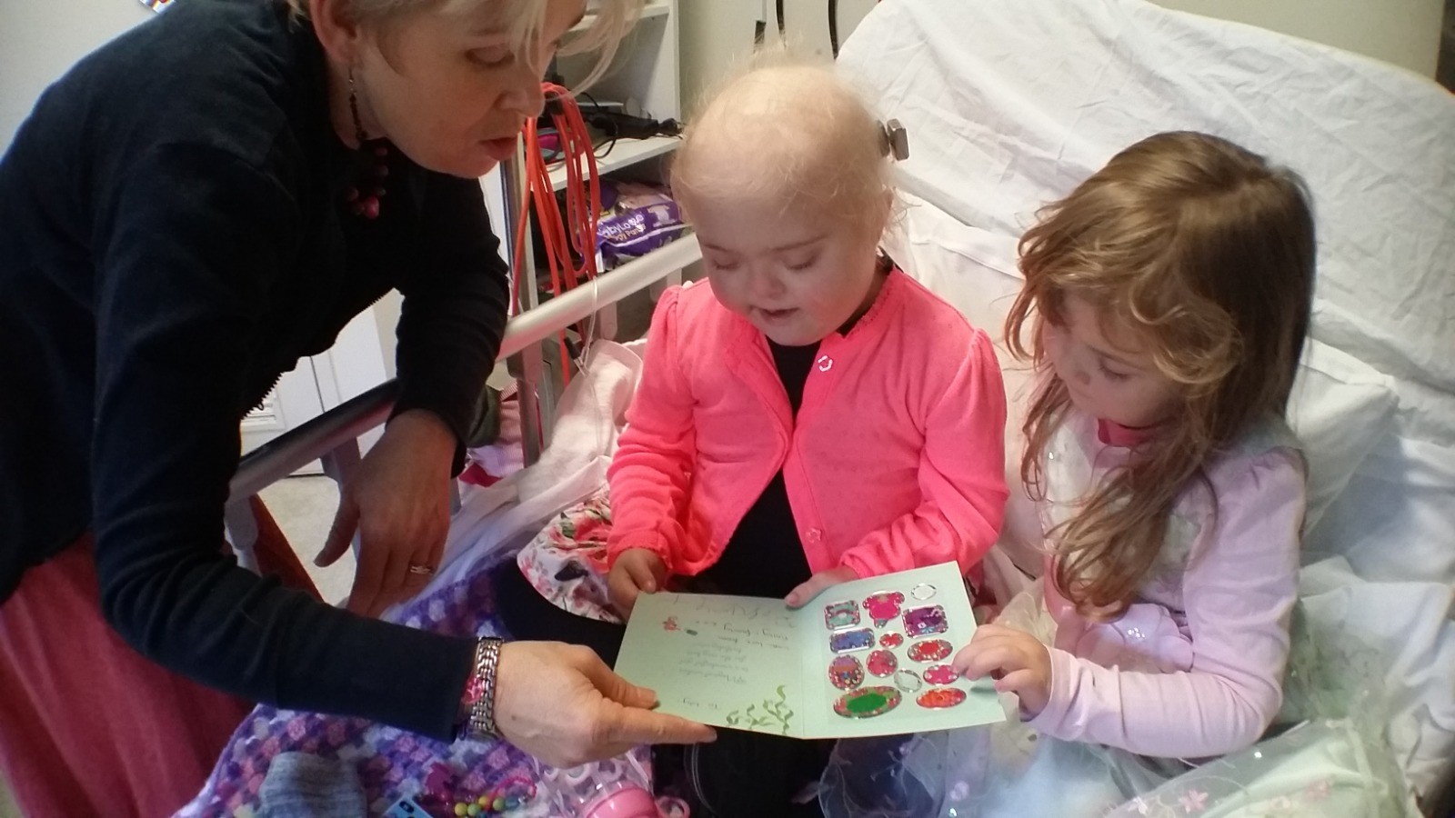 First birthday spent in hospital