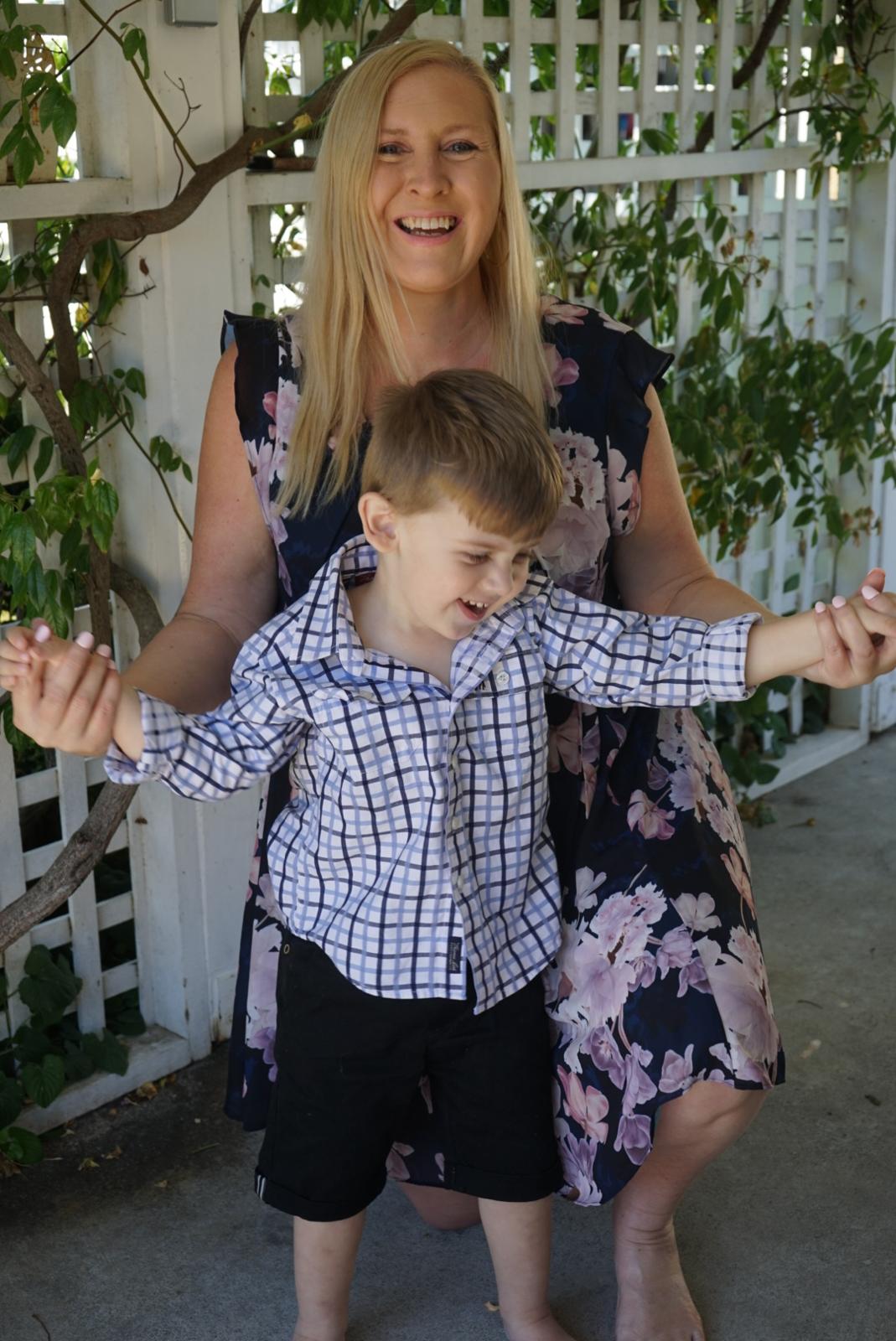 Ash with mum