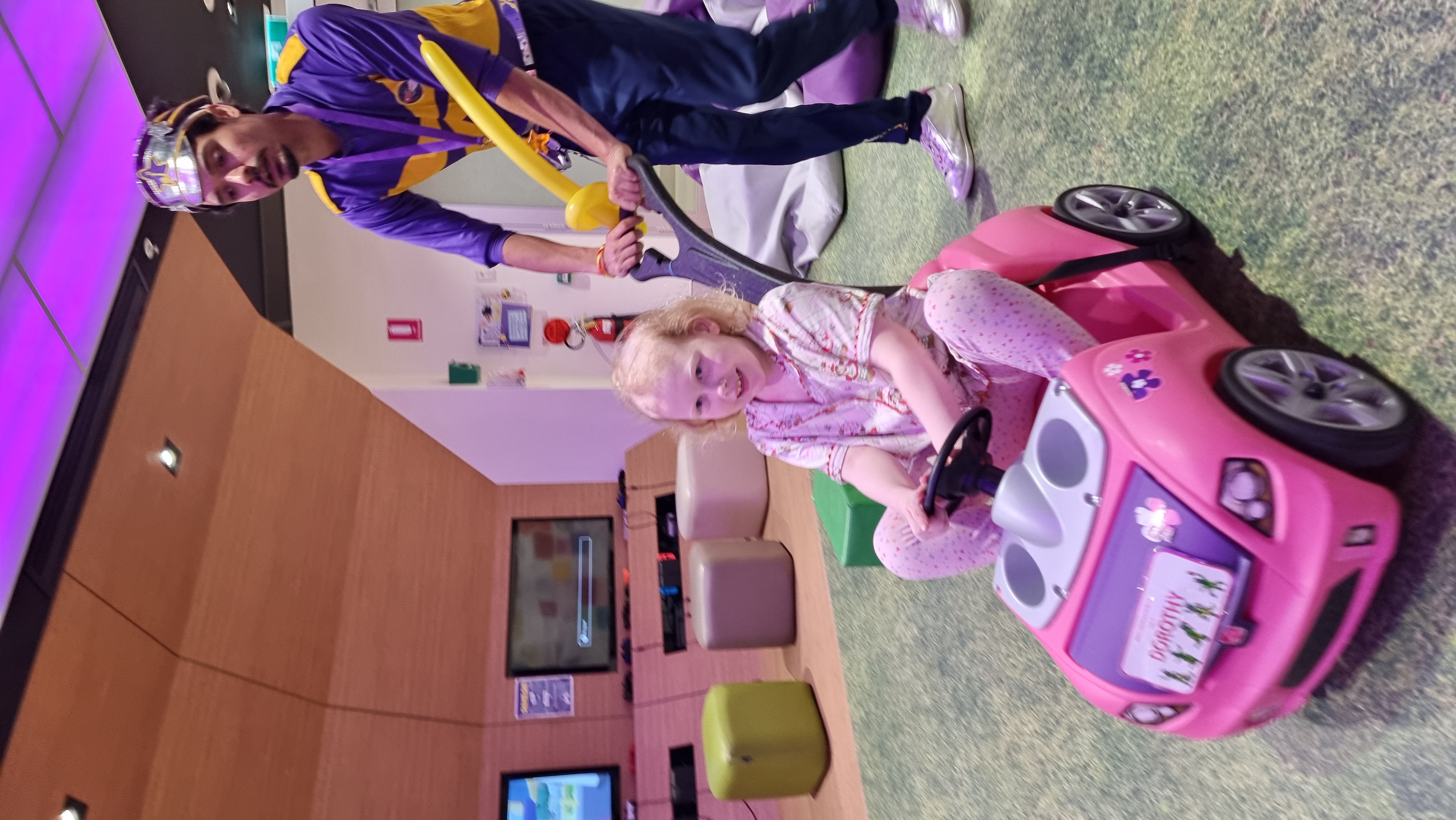 Paige in car in SER