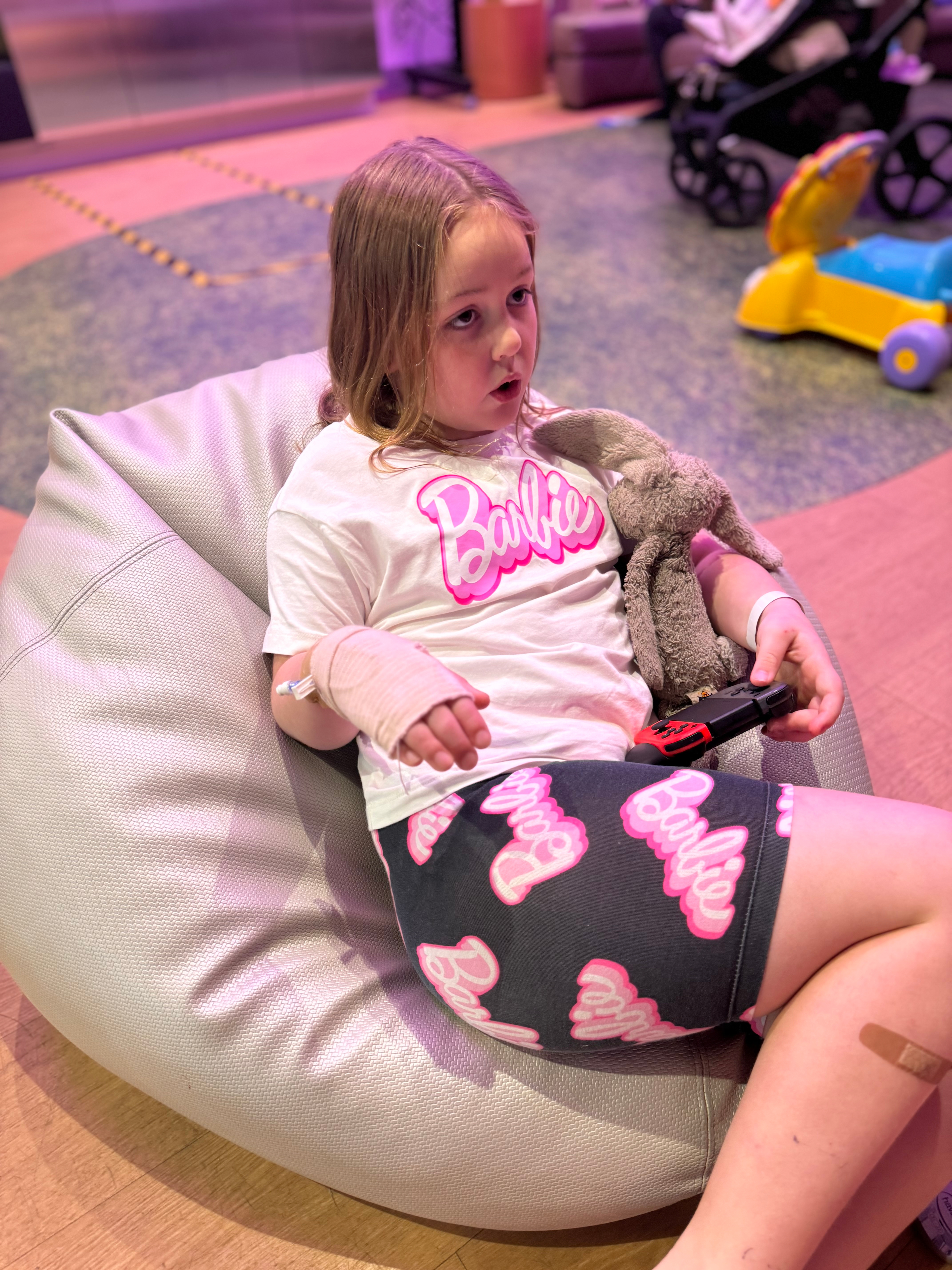 Harper in SER beanbag