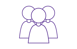 3 people icon card
