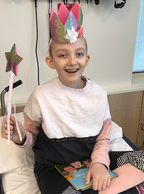 Emily in fairy costume for Book Week