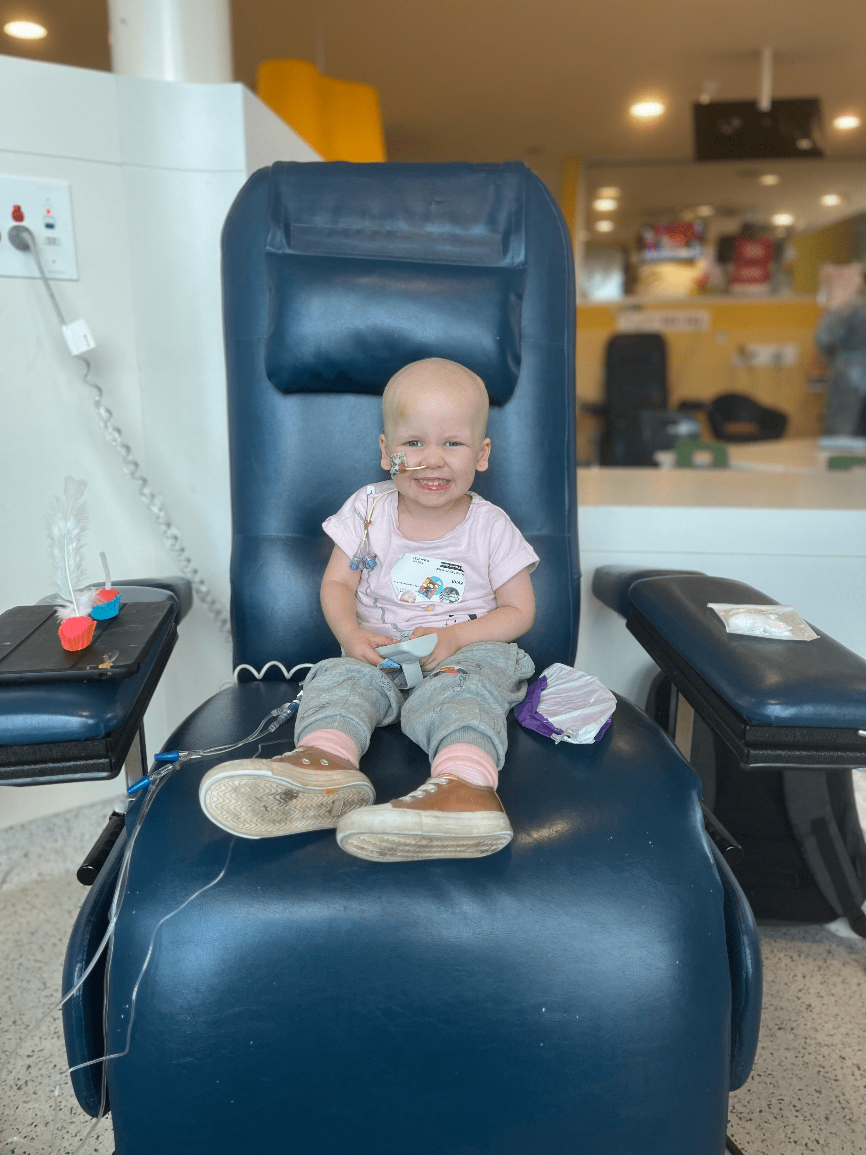 Lexi during treatment