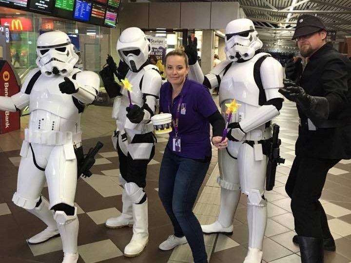 Mandy Fish Starlight Day 2016 with Storm Troopers