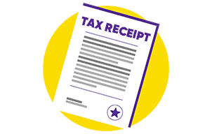 annual tax receipt - card