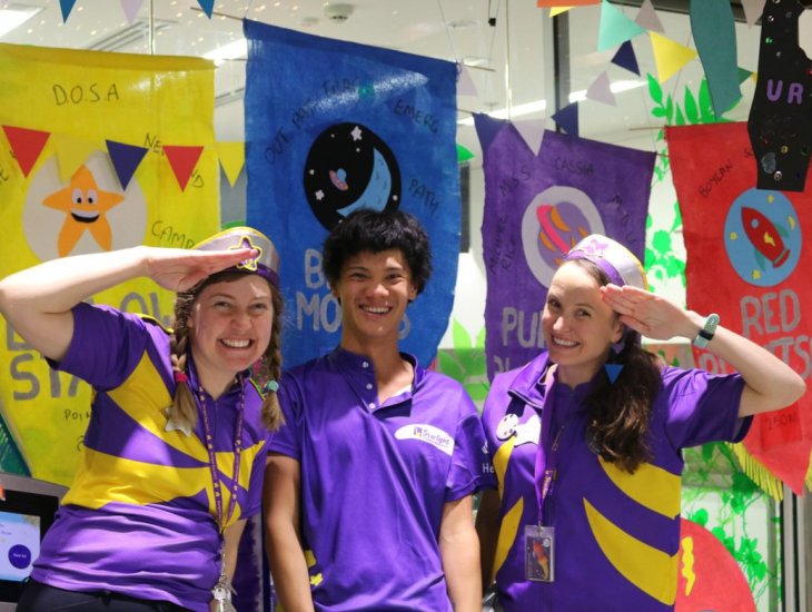Ben volunteer with Captain Starlight