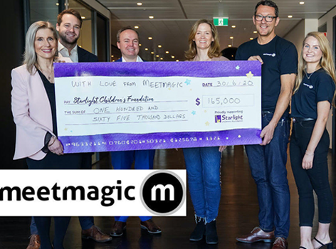 Meeting for Good cheque presentation