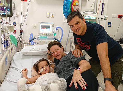 Ava and parents