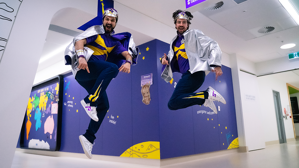 Captain Starlight wearing Rollie Nation shoes