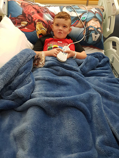 Older Jack in hospital