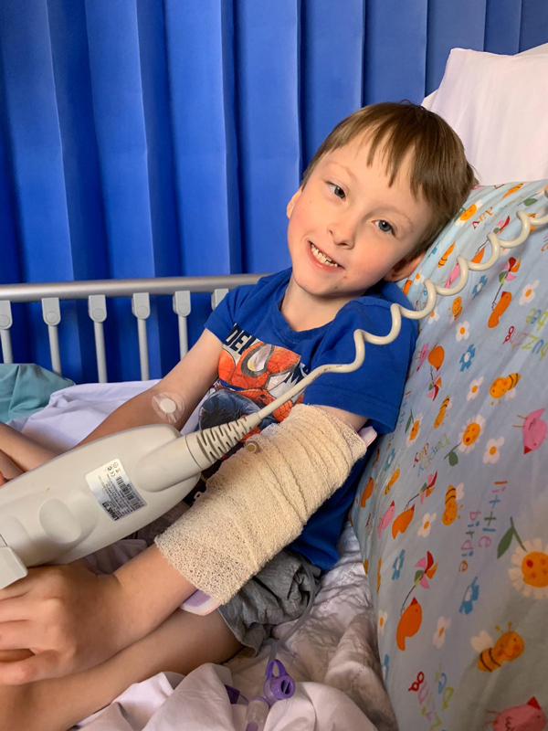Dale in hospital
