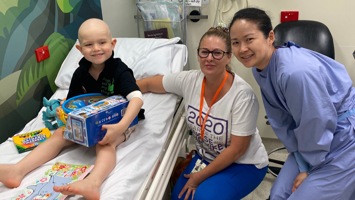 Mack in hospital