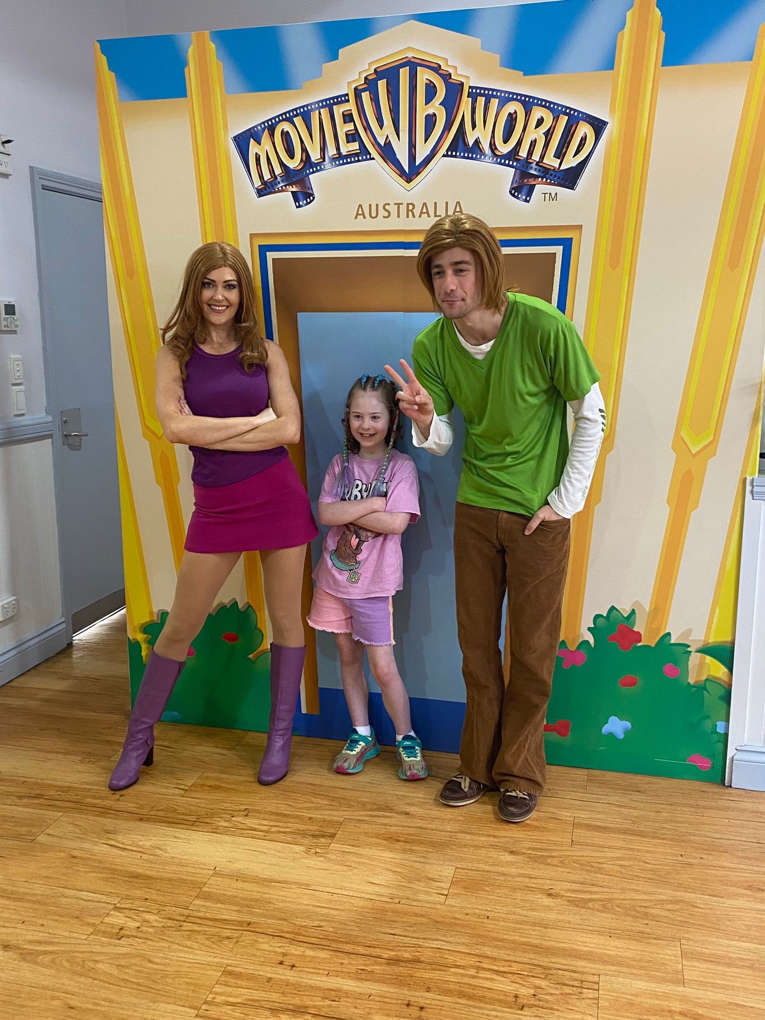 Ariana at Movie World
