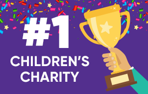 Number 1 Children's Charity - card