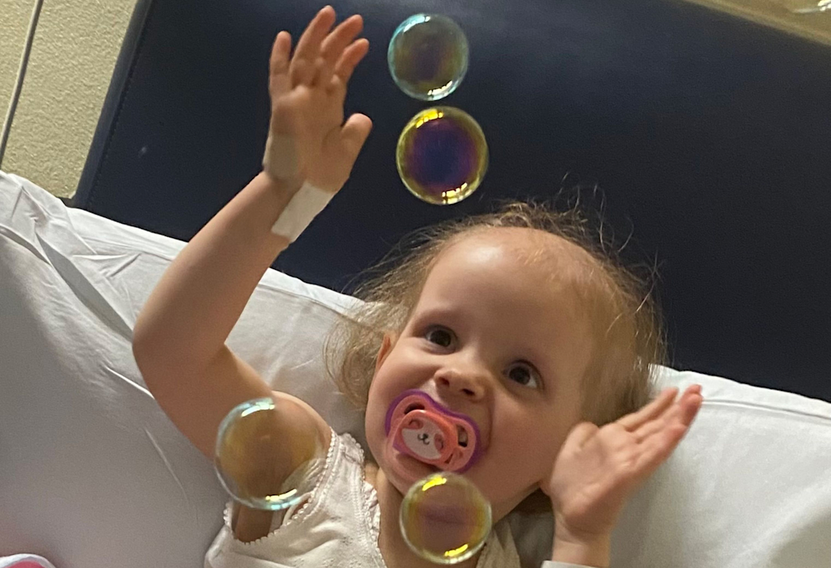 Jessica and bubbles