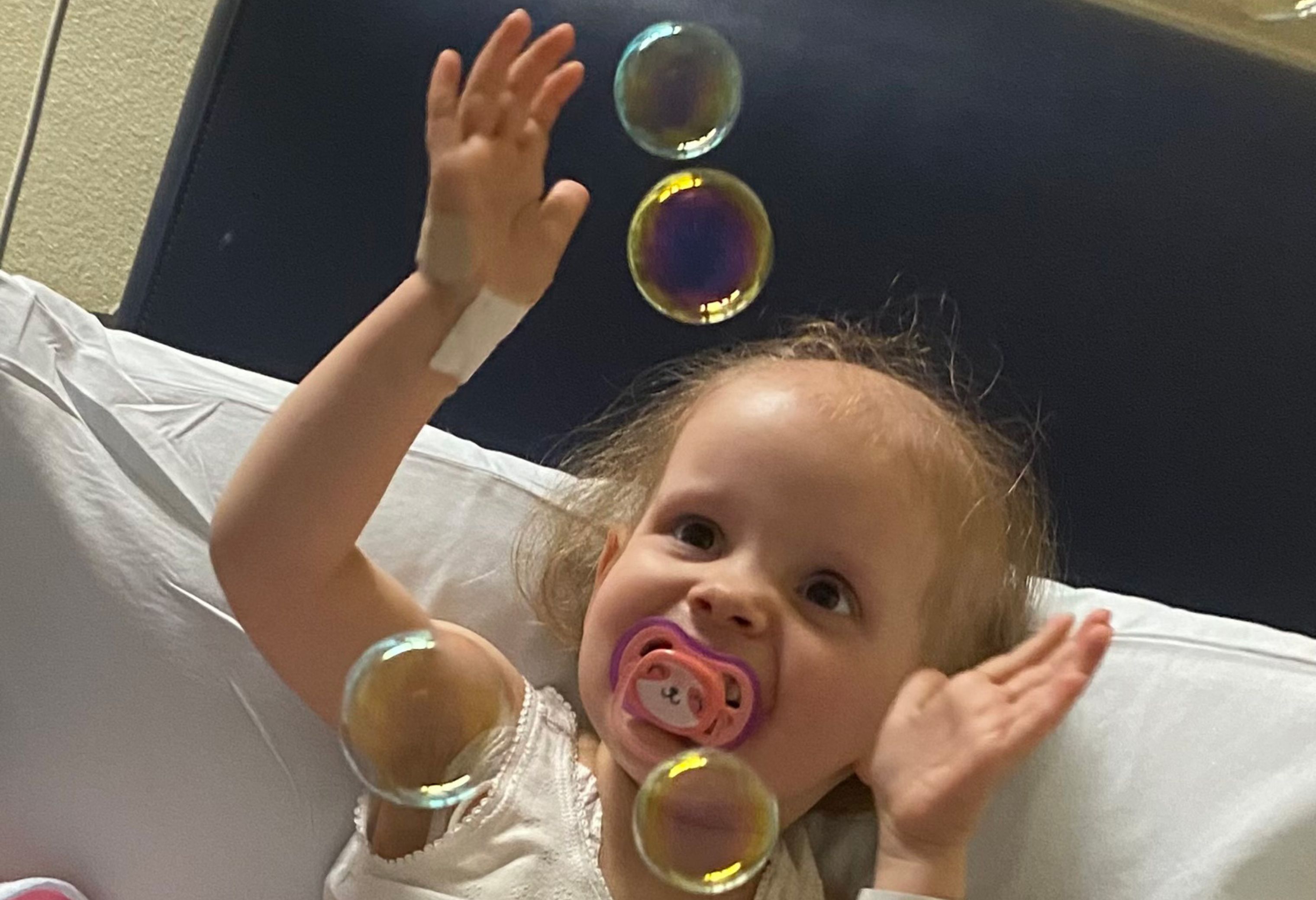 Jessica and bubbles