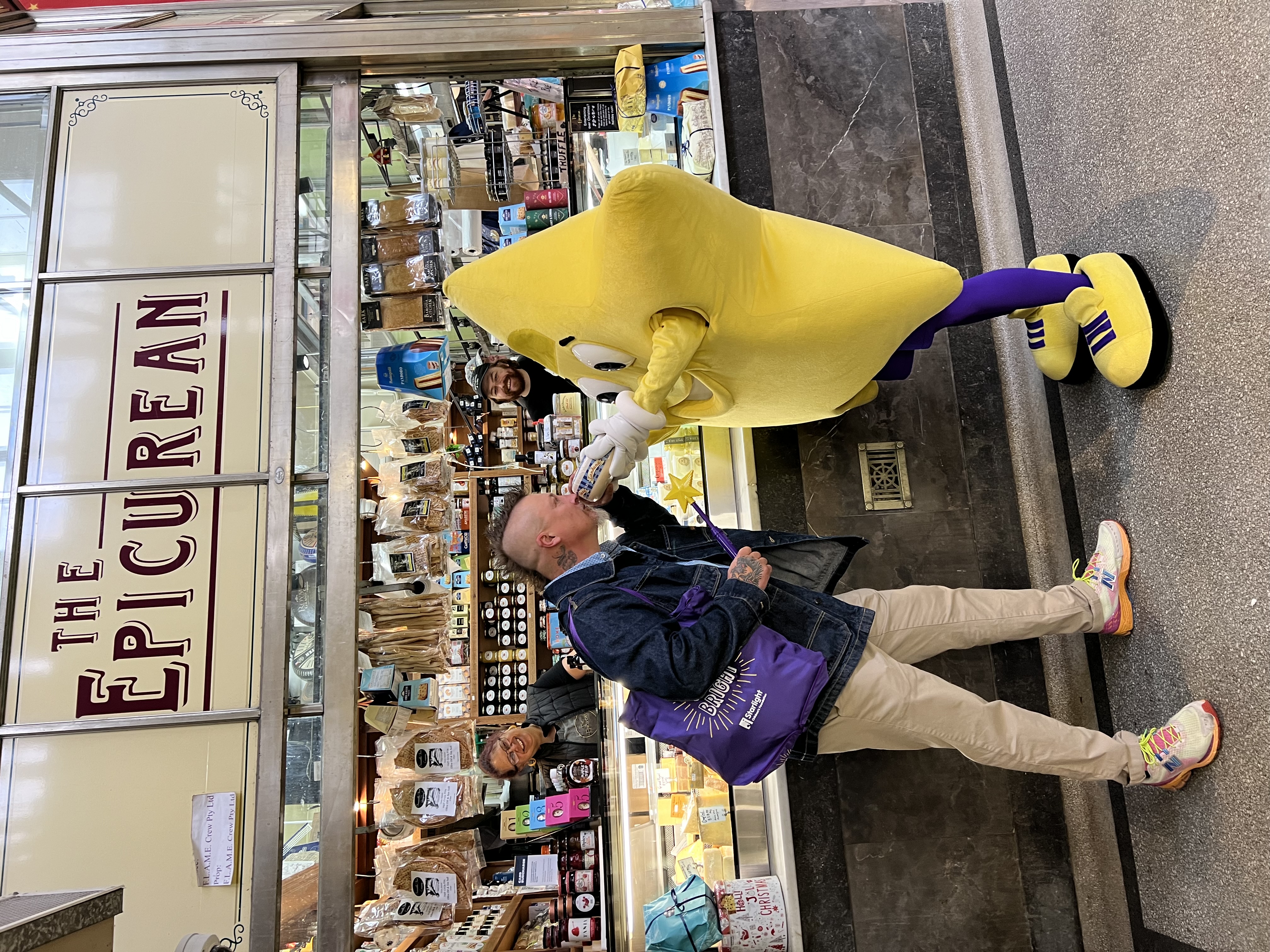 Benjamin and Starry at Vic Market