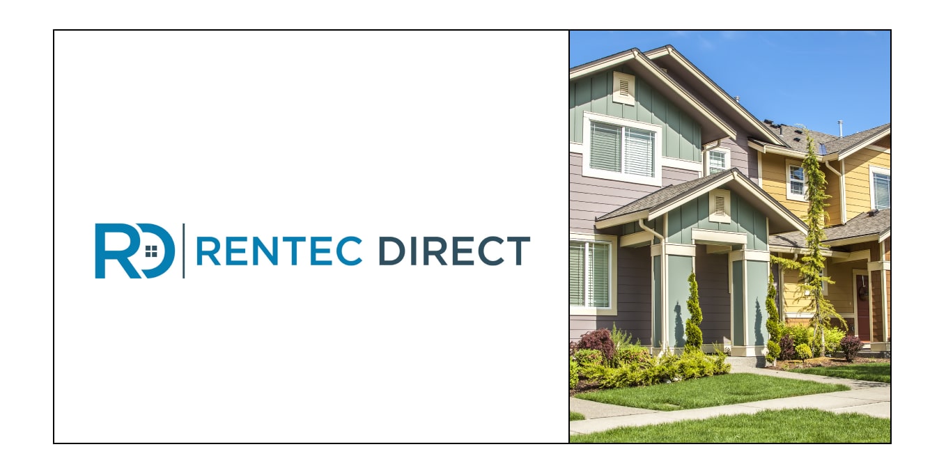 Body image of Rentec Direct logo and a multifamily property.