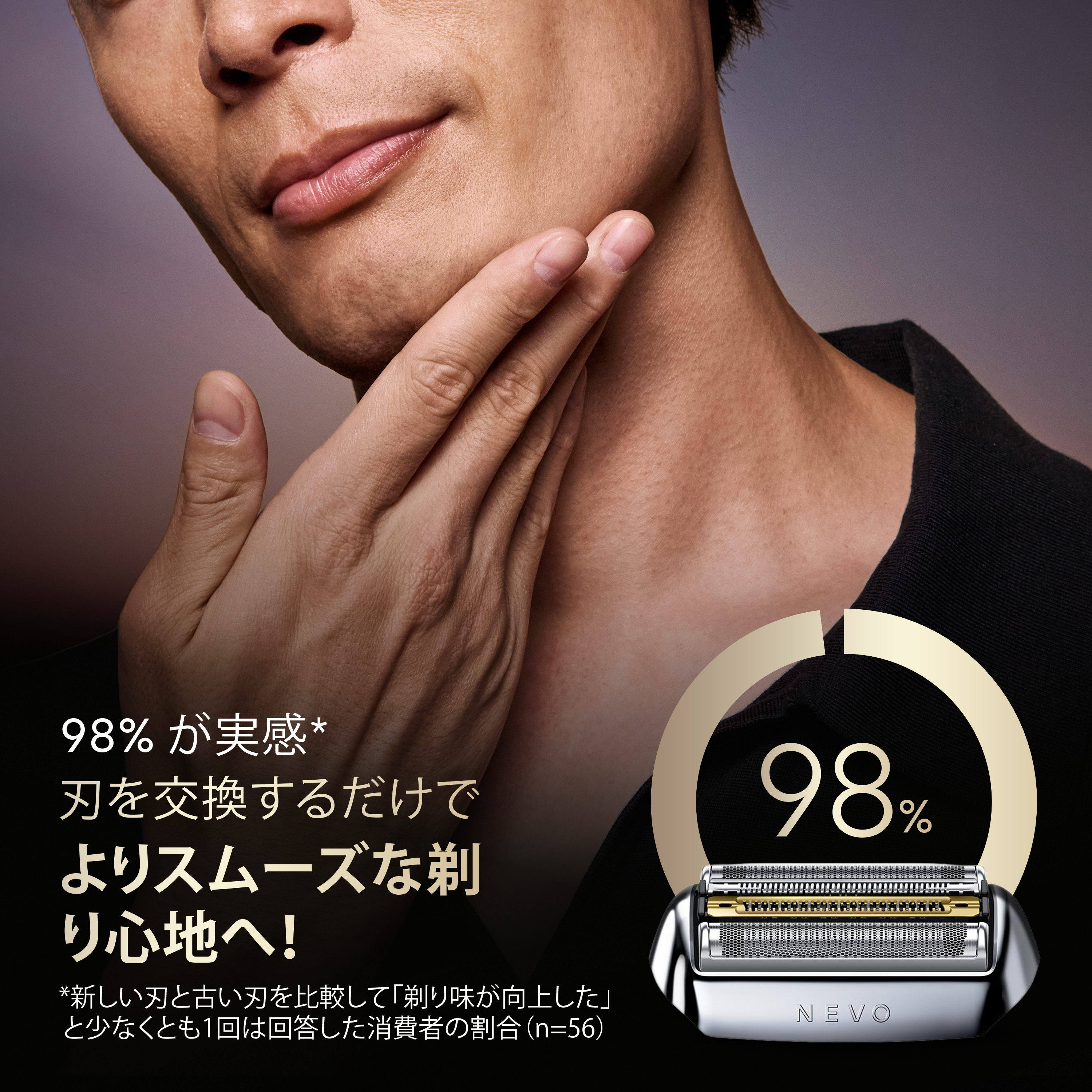 ブラウン NEVO シルクシェーバー純正替刃、NEVO-S シルバー | Braun