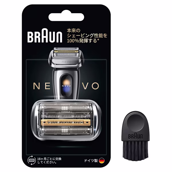 【正規品】ブラウン 替刃 NEVO シルクシェーバー 【本来の性能を100%発揮】全てのシリーズNEVOに対応 1.5年分 NEVO-S シルバー 【正規品】ブラウン 替刃 NEVO シルクシェーバー 【本来の性能を100%発揮】全てのシリーズNEVOに対応 1.5年分 NEVO-S シルバー